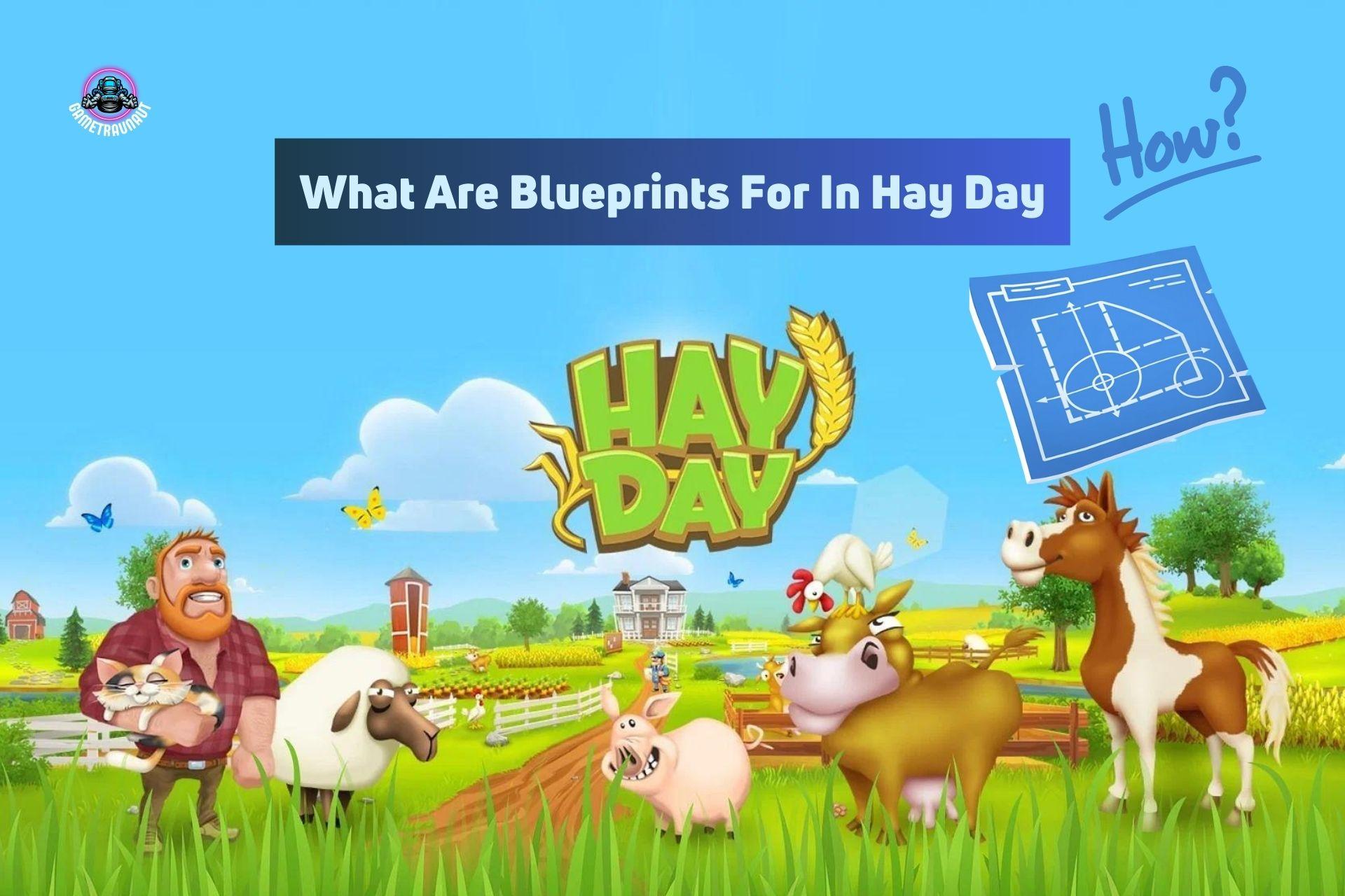 what are blueprints for in hay day